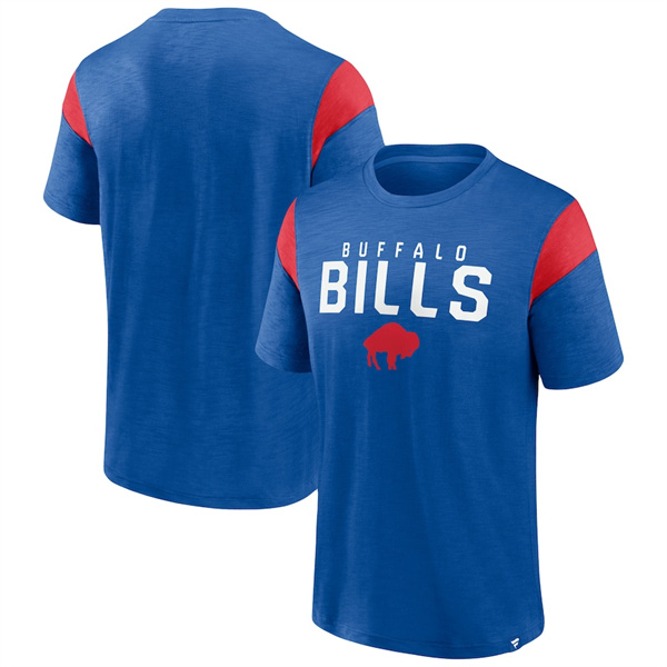 Men's Buffalo Bills Royal/Red Home Stretch Team T-Shirt